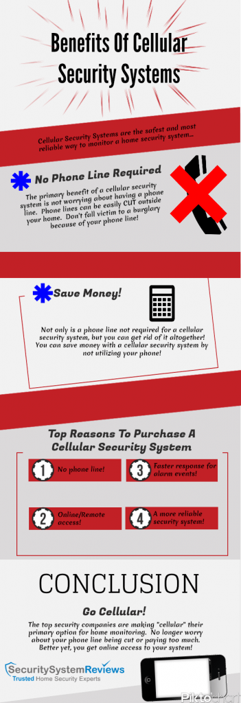 Cellular Security System Infographic
